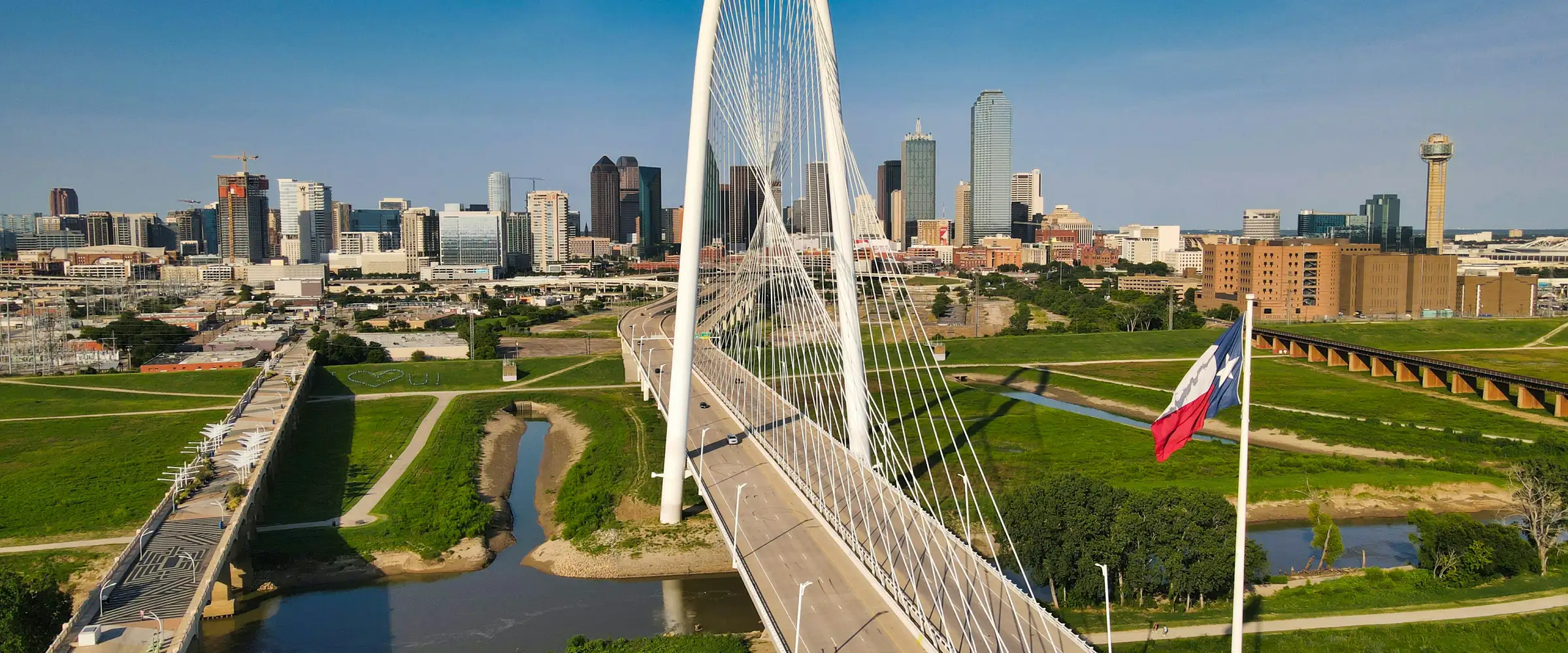 Margaret Hunt Hill Bridge in Dallas, Texas