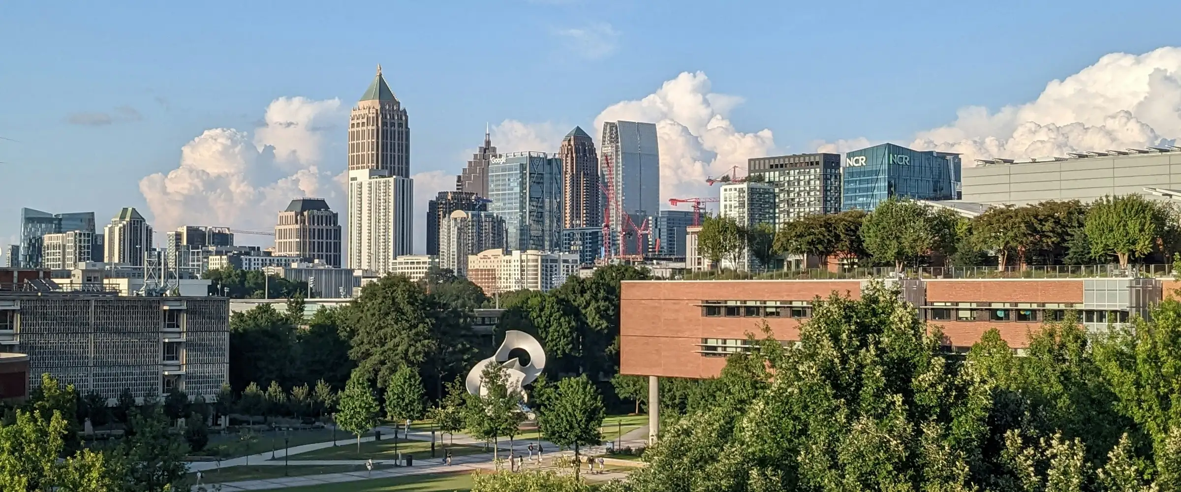 Midtown Atlanta skyline seen from Piedmont Park