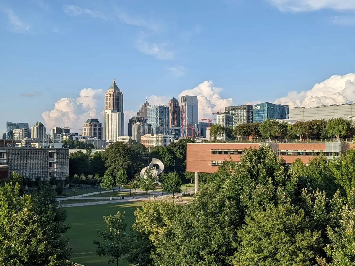 Midtown Atlanta skyline seen from Piedmont Park