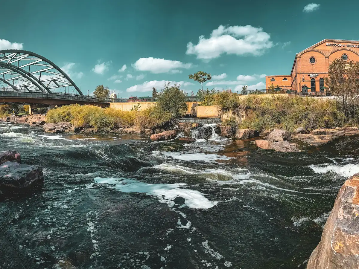 South Platte River trail in Denver, Colorado